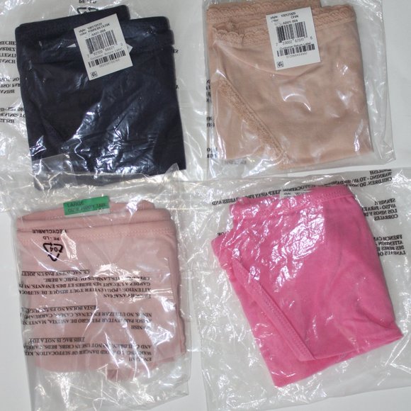 Bundle of 4 JENNI Intimates Women's Bikinis - Picture 2 of 9